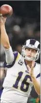  ?? Carolyn Kaster Associated Press ?? JARED GOFF is scheduled to carry an $8.9million salary-cap number this season.