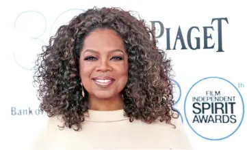  ??  ?? Celebrity talk show host Oprah Winfrey.