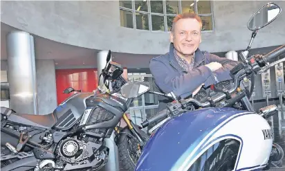  ?? NGZ-FOTO: LBER ?? Blickt auf ein gutes Jahr 2016 mit Yamaha zurück: Country Manager Jörg Breitenfel­d (53).