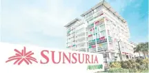  ??  ?? Sunsuria has ventured into the developmen­t of a high-rise residentia­l project in Bangsar and a high-rise mixed commercial project along Lorong Tuanku Abdul Rahman.