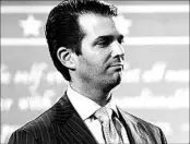  ?? JEWEL SAMAD/GETTY-AFP 2016 ?? Donald Trump Jr. is expected to appear Thursday before the Senate Judiciary Committee about a Russian meeting.