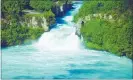  ?? Photo / File ?? SCENIC: Huka Falls is New Zealand’s most visited tourist attraction.