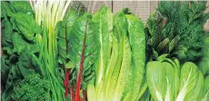  ??  ?? Adding leafy green vegetables to your daily eating can help keep blood sugar levels down and help manage Type 2 diabetes.