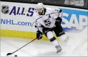  ?? The Associated Press ?? Los Angeles Kings defenseman Drew Doughty has agreed to an eight-year contract extension through 2027 to stay with the Kings.