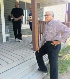  ?? DOUG DONOVAN/BALTIMORE SUN ?? The Minneapoli­s City Council revoked landlord Mahmood Khan's ability to rent all of his properties. Nearly 300 of his tenants face eviction.