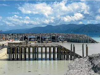  ?? PIPPA BROWN/STUFF ?? The rebuilt South Bay Marina has a jetty for Encounter Kaiko¯ura boats, a new tender jetty for visiting cruise ships and four berths for Whale Watch boats, as well as an extended boat ramp.