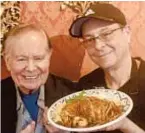  ?? ?? Newsman Len Trugman’s SHRIMP PAD THAI.
“Food presentati­on & taste doesn’t get better.”