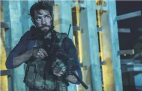  ?? Provided by Paramount Pictures ?? Paramount Pictures prescreene­d “13 Hours: The Secret Soldiers of Benghazi,” starring John Krasinski, to conservati­ve outlets to get movie reviews from pundits.