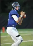  ?? COURTESY BENTLEY ATHLETICS ?? Bentley quarterbac­k Stephen Sturm (Perkiomen Valley).