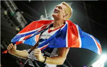  ??  ?? Beyond typecast: Greg rutherford, the Olympic gold medal-winning long-jumper, is still known within sports circles as ‘the ginger athlete’ not the ‘Olympic champion athlete’.