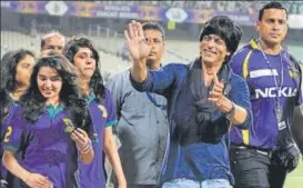  ?? HINDUSTAN TIMES ?? Shah Rukh Khan has attended only one game this season.