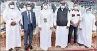  ??  ?? Sri Lankan ambassador-designate HE Mohamed Mafaz Mohideen and Acting Director Shadab Ahmad Khan with Qatar Olympic Committee officials