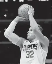  ?? Ryan Kang Associated Press ?? THE CLIPPERS’ Blake Griffin has made 43.3% of his three-pointers, which is third best on the team.