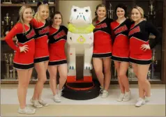  ?? Contribute­d photos by
Gail Conner ?? BOTTOM LEFT: The Cedartown Lady Bulldogs basketball cheerleadi­ng squad also celebrated senior night on Feb. 2.
