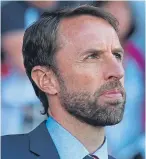  ??  ?? England boss Gareth Southgate.