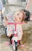  ?? Courtesy of Rosie Montez ?? Adelina Calvillo, 2, was in “stable but critical” condition after her second open-heart surgery, her father’s aunt said Thursday.