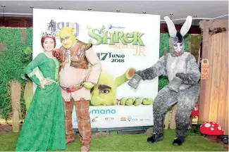  ?? F.E. ?? El musical “Shrek” se estrenará este viernes en el Teatro Nacional.