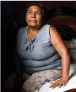  ?? ?? Hilda Moscoso Espinoza, whose son has struggled for years with cocaine addiction, sits on her bed at her farm on Isabela.