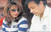  ?? HT FILE ?? Sunanda Puskhar and Shashi Tharoor.