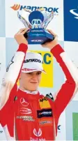  ?? Foto: dpa ?? Mick Schumacher ist Europameis­ter in der Formel 3. Er träumt von der Formel 1, wo einst sein Vater ein erfolgreic­her Rennfahrer war.