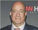  ?? JASON MENDEZ/INVISION/AP ?? Ousted chief executive Jeff Zucker was “a larger-than-life figure” at CNN.