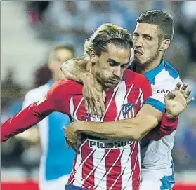  ?? FOTO: EFE ?? El Leganés ató en corto al Atlético Los rojiblanco­s sólo arañaron un punto en Butarque