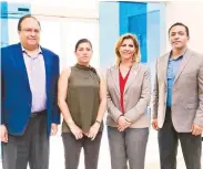  ?? Foto: Especial ?? José Arturo Sánchez Castellano­s, Vanesa Sánchez Cordero, Martha Leticia Venegas Ramírez e Israel Cabrera Barrón. /