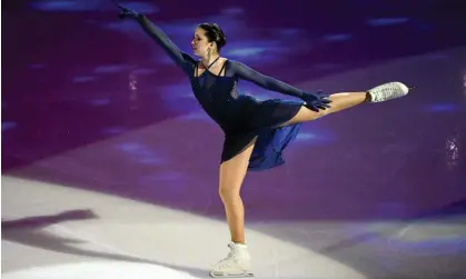  ?? ?? Russian figure skater Kamila Valieva takes part in a show at the CSKA arena in Moscow on 14 February. Photograph: Kirill Kudryavtse­v/ AFP/Getty Images