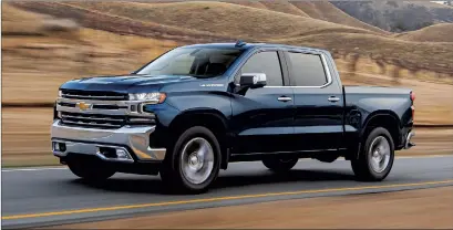  ??  ?? The 2021 Chevy Silverado Crew Pickup Truck. Photo courtesy of Chevrolet Internet Media.