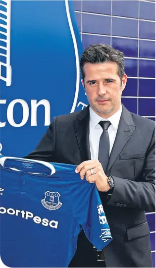  ??  ?? New Everton manager, Marco Silva