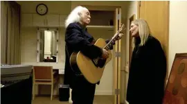  ??  ?? DUO: David Crosby and wife Jan Dance are seen in ‘David Crosby: Remember My Name.’