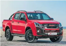  ??  ?? The Isuzu DMax X-Rider is now available in a more powerful 3.0 TD derivative.