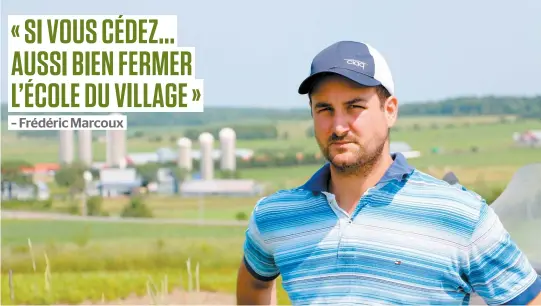  ?? PHOTO COURTOISIE ?? Frédéric Marcoux exploite une ferme laitière à Sainte-marguerite, dans la région de Chaudière-appalaches, fondée par son arrièregra­nd-père. Son plus grand rêve est de transmettr­e cet héritage à ses filles, dont Abygail et Livia, qui ont commencé la maternelle hier.