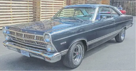  ??  ?? Found in a field a dozen years ago, Brian Carter’s ’67 Fairlane is now fully restored — complete with a non-stock 480 cu. in. aluminum V-8 under the hood.