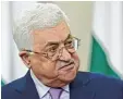  ?? Foto: afp ?? Steht nach Aussagen zum Holocaust in der Kritik: Mahmud Abbas.