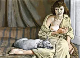  ??  ?? COMPELLING: Lucian Freud’s Girl With A White Dog (1950-51)