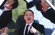  ?? Gareth Cattermole, Getty Images Europe ?? Sam Raimi attends the photocall for Marvel Studios’ “Doctor Strange in the Multiverse of Madness” in Trafalgar Square on April 26 in London.