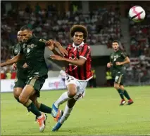  ?? (Photo Sébastien Botella) ?? Lamine Diaby-Fadiga devrait débuter pour la première fois un match de Ligue .