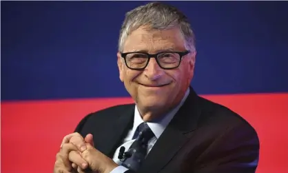  ?? Photograph: Leon Neal/AP ?? Bill Gates, co-founder of Microsoft and chairman of TerraPower, in June announced plans for an experiment­al nuclear power project in Wyoming.