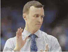  ?? AP FILE PHOTO ?? FINALLY FOUND THEIR MAN: The final choice to lead the UMass men’s basketball program is Matt McCall, who coached at Chattanoog­a the past two seasons, guiding the Mocs to a 48-18 record.