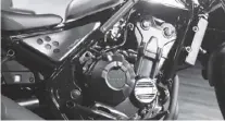  ??  ?? Mesin hasilnya dari CB 500 series