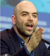  ??  ?? Autore Lo scrittore e giornalist­a Roberto Saviano, 39 anni