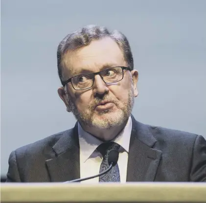  ??  ?? 0 ‘The Scottish Government does process rows - that’s their speciality,’ said Scottish Secretary David Mundell