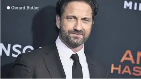  ??  ?? Gerard Butler