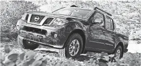  ?? NISSAN ?? The Nissan Frontier, without a major overhaul since 2005, received a “marginal” ranking.