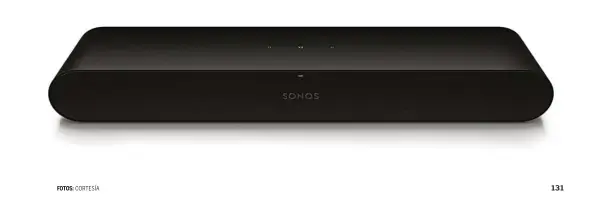  ?? ?? FOTOS: CORTESÍA La familia Sonos Roam (arriba) está integrada por cinco colores distintos. La barra Sonos Ray (abajo) cuenta con tecnología Trueplay que adapta el sonido a la acústica del espacio donde se instala.