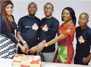  ??  ?? From left: Mary-Grace Ilorah, Human Resources Officer, BUA Group; Dotun Adako, Group Head, Human Resources; O’gra Otega, Group Head Corporate Communicat­ions; Onyinye Nwokoma, Customer Service Associate; and Tim Sogbeinde, Senior Manager, Brands &...