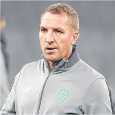  ??  ?? Celtic manager Brendan Rodgers.