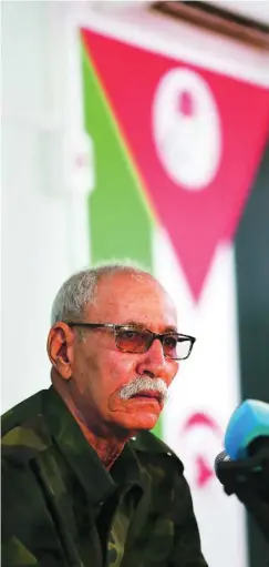 ?? EFE ?? Brahim Ghali, líder del Frente Polisario
