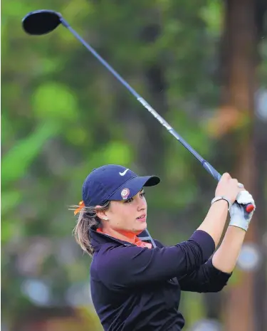  ?? ADOLPHE PIERRE-LOUIS/JOURNAL ?? Artesia’s Josey Jackson helped the Bulldogs claim the girls Class 5A championsh­ip with her second-place finish. Artesia also won the boys title at the tournament held at The Canyon Club.